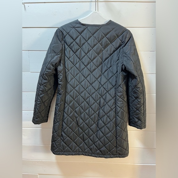 ALESSANDRO MANZONI Quilted Black Jacket – Size 42 - Picture 5 of 11